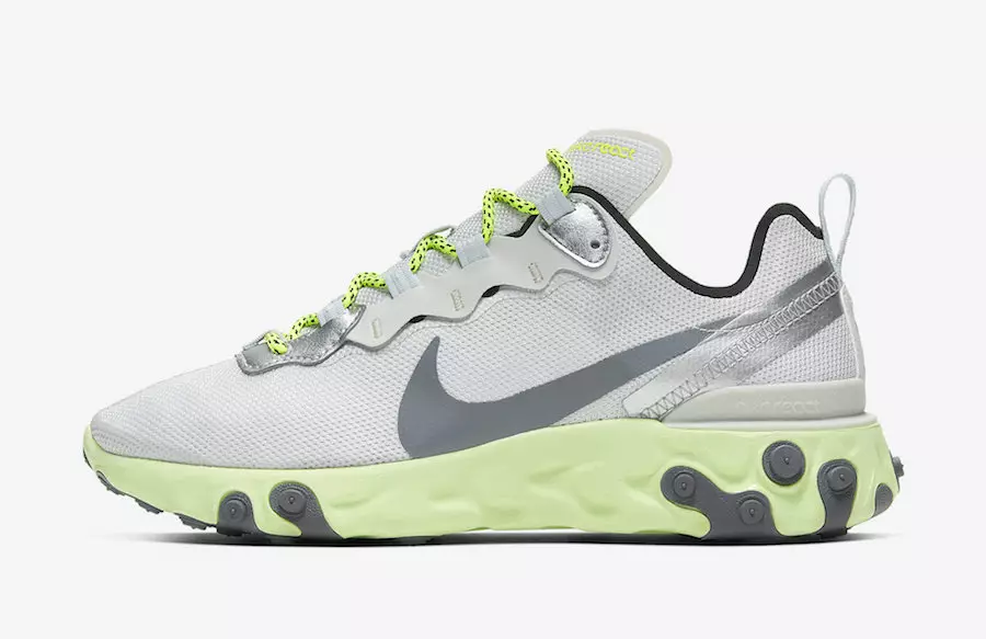 Nike React Element 55 Barely Volt CT2546-001 Дата випуску