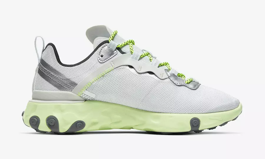 Nike React Element 55 Barely Volt CT2546-001 გამოშვების თარიღი