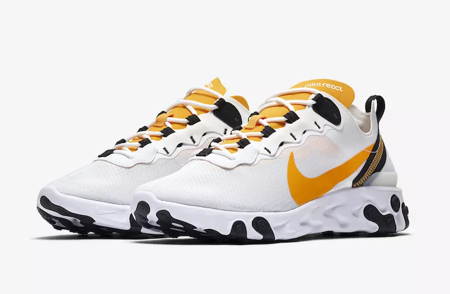 Nike React Element 55 University Gold CI3831-100 გამოშვების თარიღი