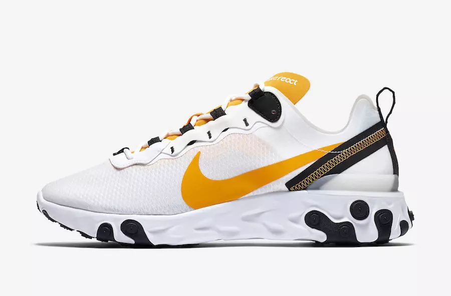 Nike React Element 55 University Gold CI3831-100 Dáta Eisiúna