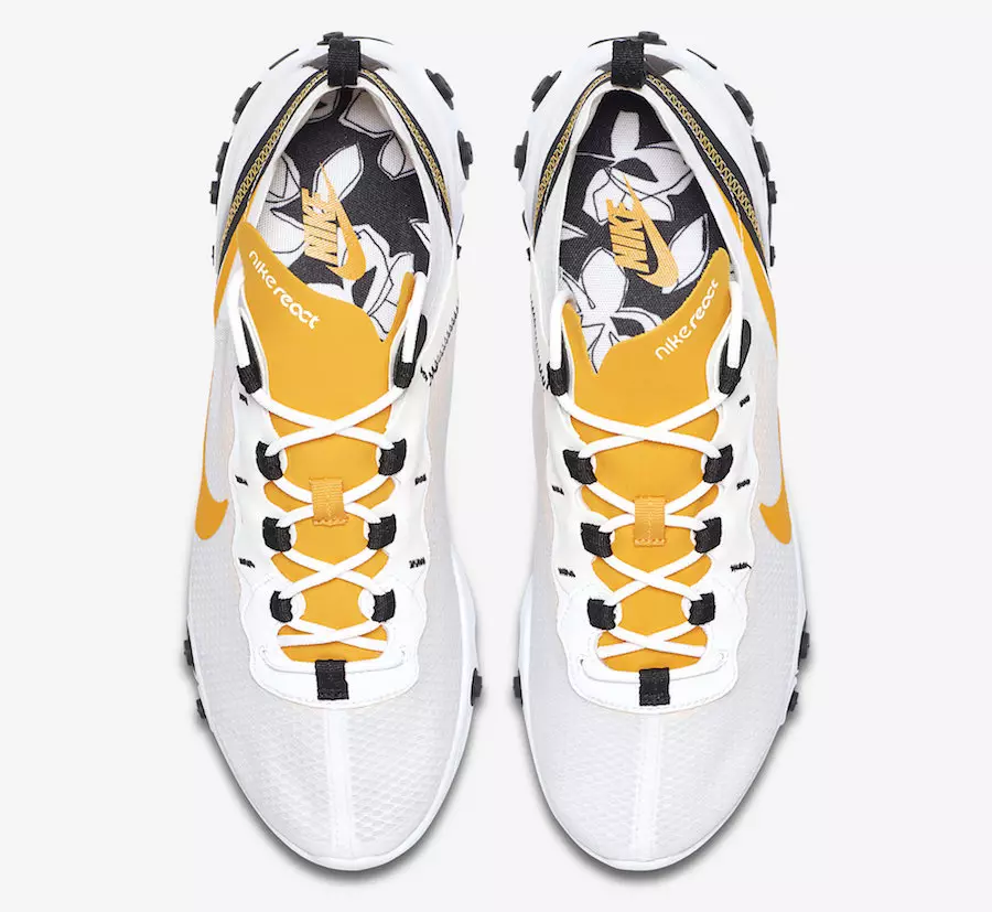 Nike React Element 55 University Gold CI3831-100 väljalaskekuupäev