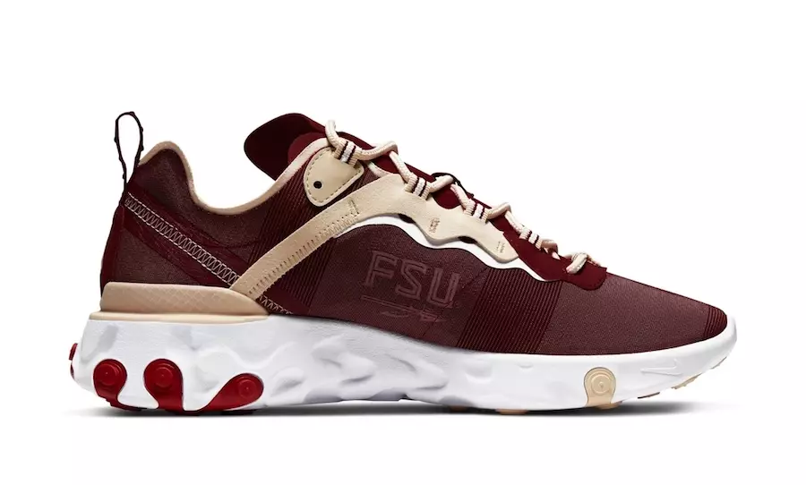 Nike React Element 55 Florida State utgivelsesdato