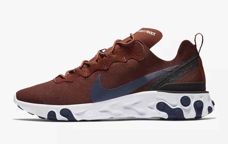 Nike React Element 55 Brown BQ6166-600 Дата на издаване