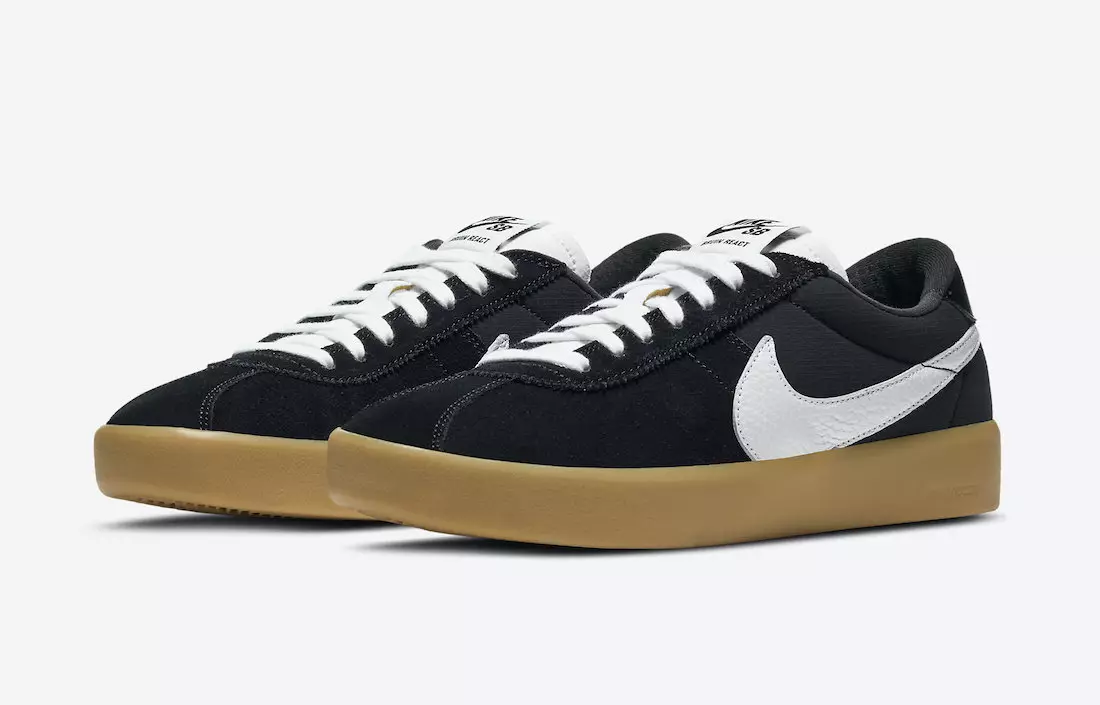 Nike SB Bruin React Black Gum CJ1661-002 ထုတ်ဝေသည့်ရက်စွဲ