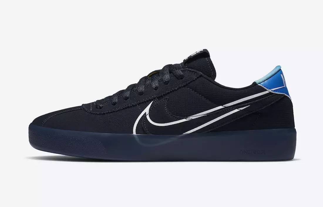 Nike SB Bruin React T Dark Obsidian CV5980-400 Dáta Eisiúna