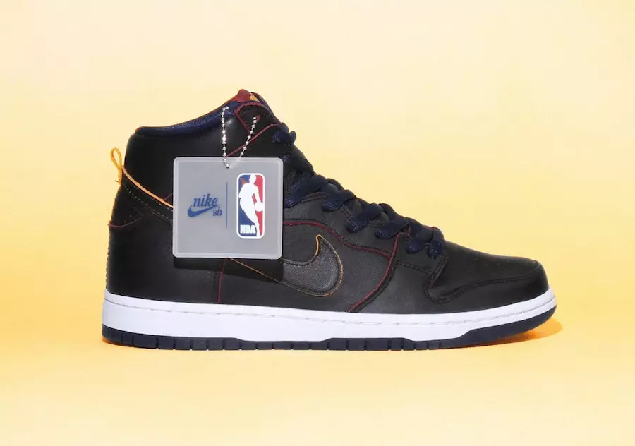 Data de llançament del paquet de cuir antidesgast de l'NBA Nike SB Dunk High