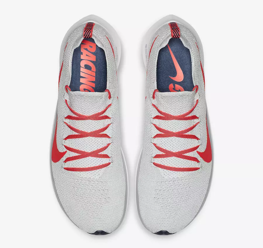 Nike Zoom Fly Flyknit Pure Platinum Bright Crimson AR4561-044 Data de llançament