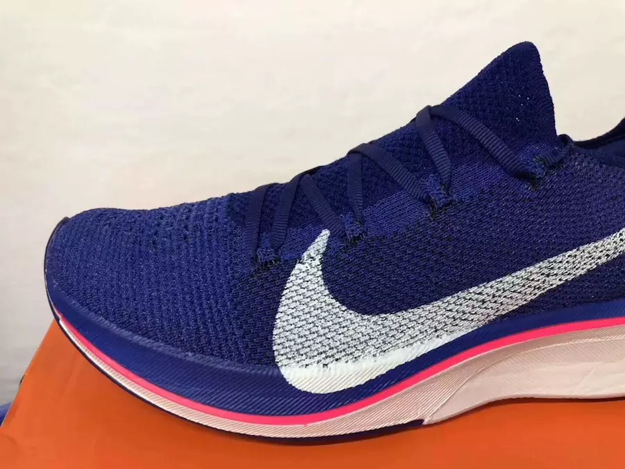 Nike VaporFly 4% Flyknit Deep Royal Blue AJ3857-400 Шығарылған күні-5