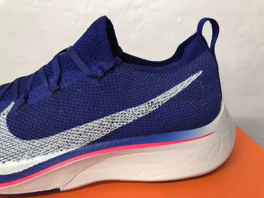 Nike VaporFly 4% Flyknit Deep Royal Blue AJ3857-400 Чыгарылган күнү-5