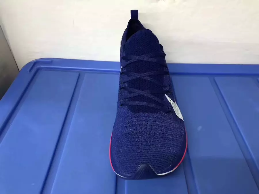 Nike VaporFly 4% Flyknit Deep Royal Blue AJ3857-400 Шығарылған күні-5