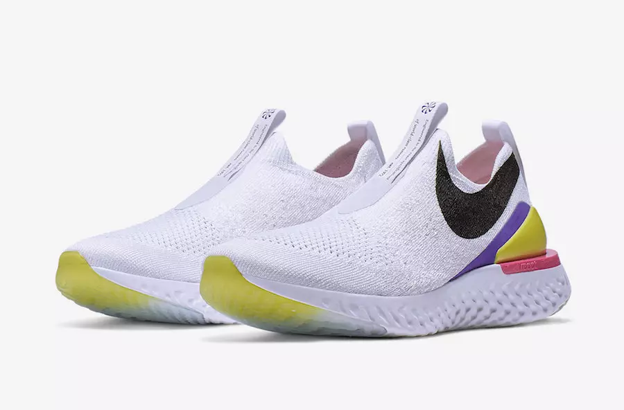 Nike Epic Phantom React Beyaz Siyah Lazer Fuşya CI1290-100 Çıkış Tarihi