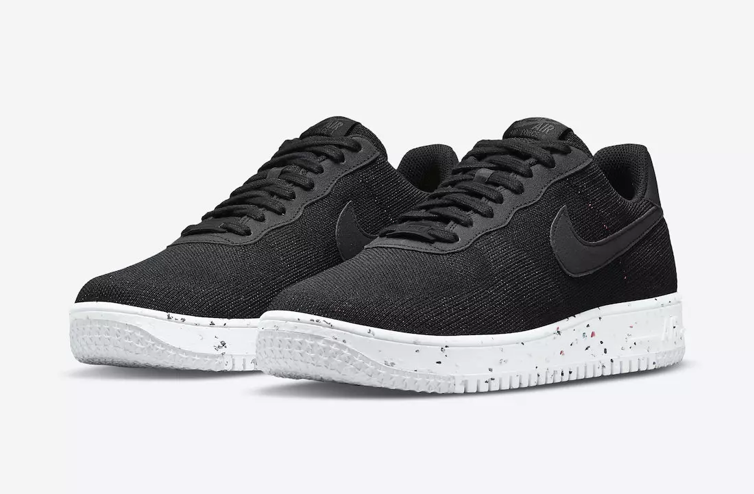 Nike Air Force 1 Crater Flyknit Siyah Antrasit Beyaz DC4831-003 Çıkış Tarihi