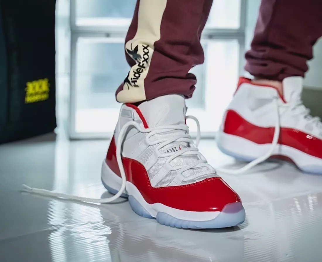 Air Jordan 11 Cherry Varsity Red CT8012-116 On-feet