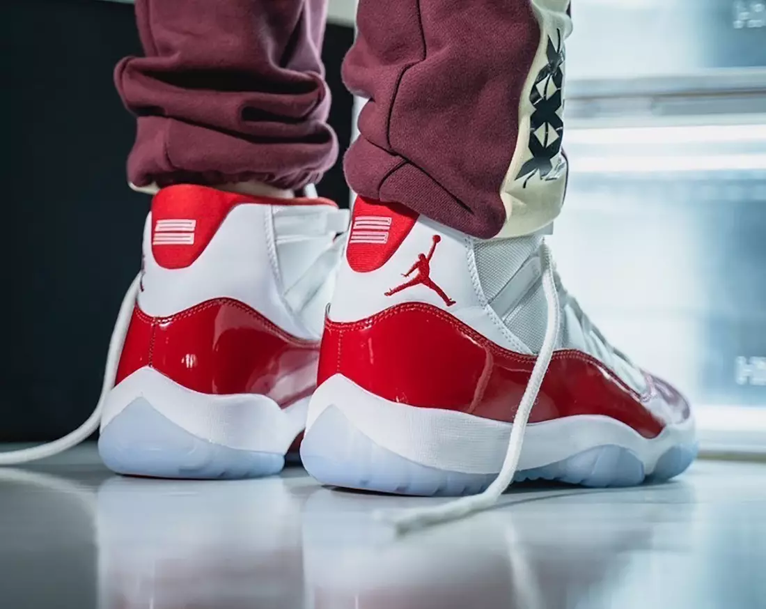 Air Jordan 11 Cherry Varsity Red CT8012-116 On-feet