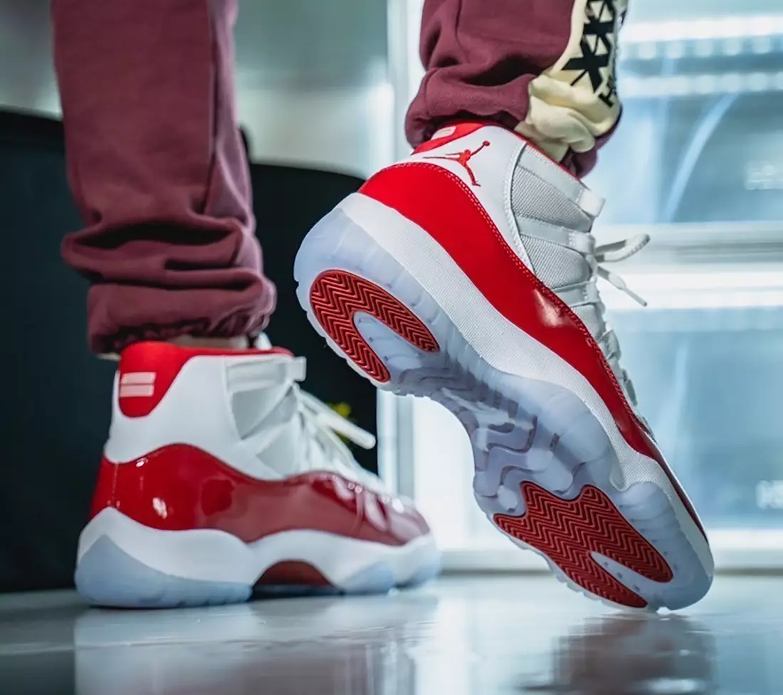 Air Jordan 11 Cherry Varsity Red CT8012-116 On-feet