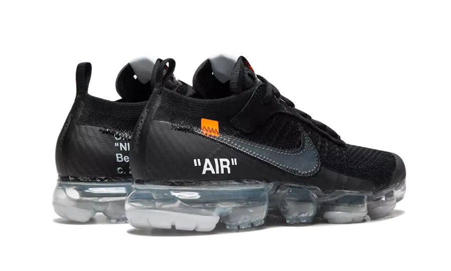 თეთრი ფერის x Nike VaporMax შავი 2018 წელი