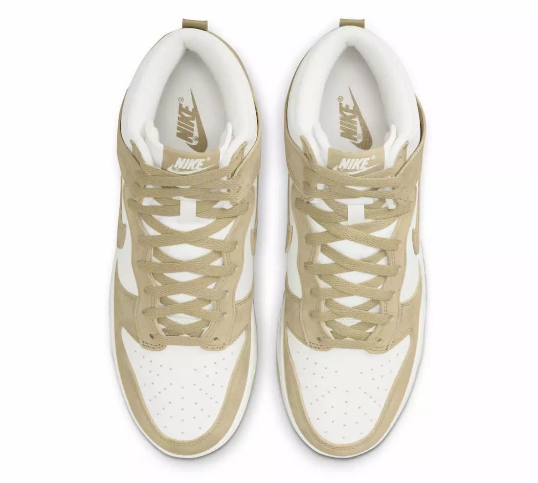 Ημερομηνία κυκλοφορίας Nike Dunk High White Tan Suede DQ7679-001