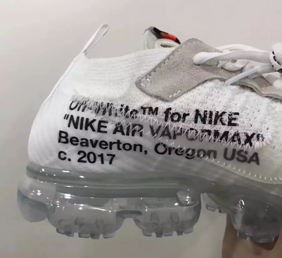 Luonnonvalkoinen Nike Air VaporMax White AA3831-100