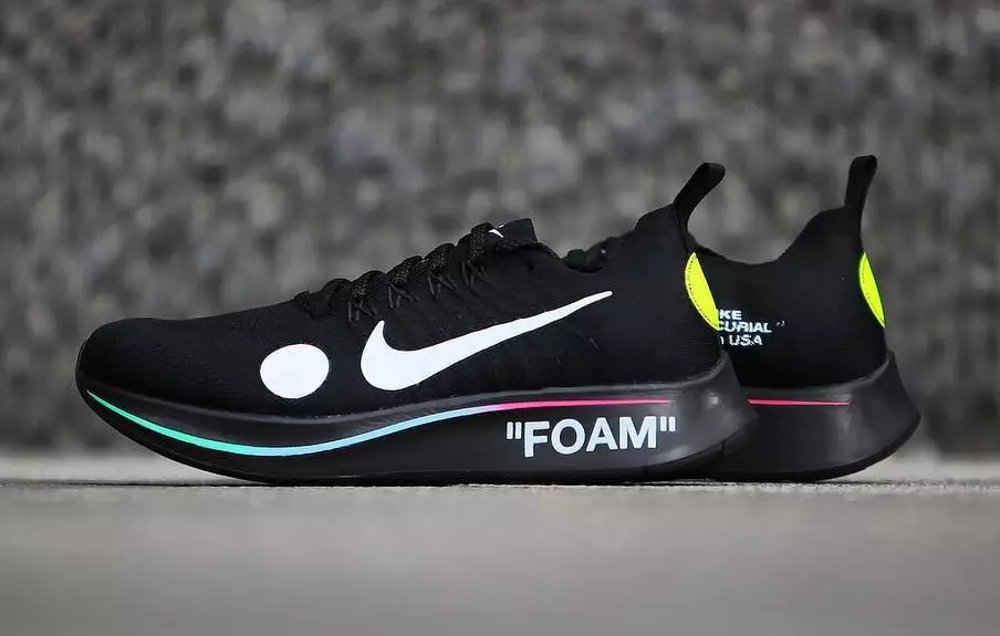 Off-White Nike Zoom Fly Mercurial Flyknit Black AO2115-001 Ημερομηνία κυκλοφορίας