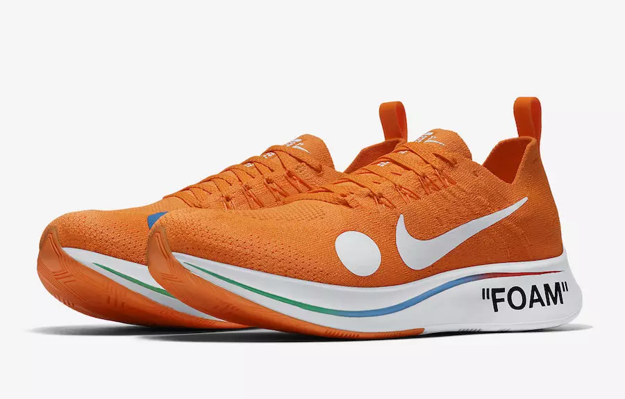 Ոչ սպիտակ Nike Zoom Fly Mercurial Orange AO2115-800 Թողարկման ամսաթիվ