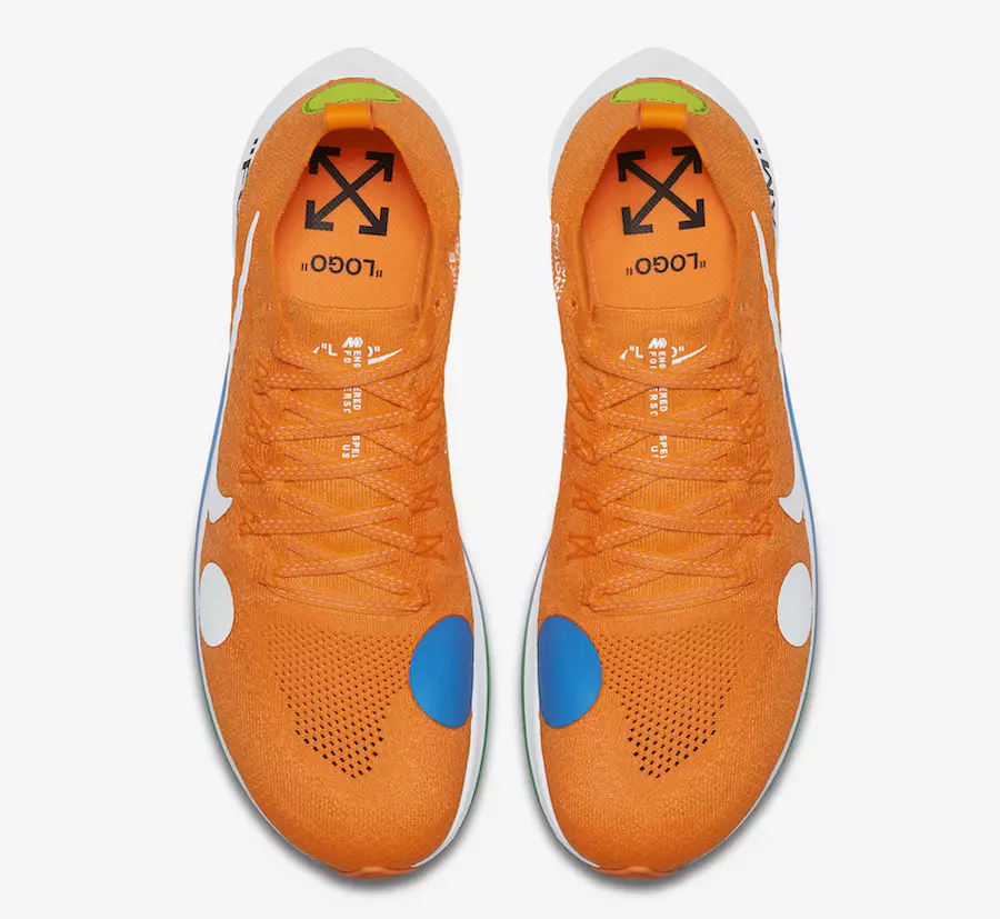 Ոչ սպիտակ Nike Zoom Fly Mercurial Orange AO2115-800 Թողարկման ամսաթիվ