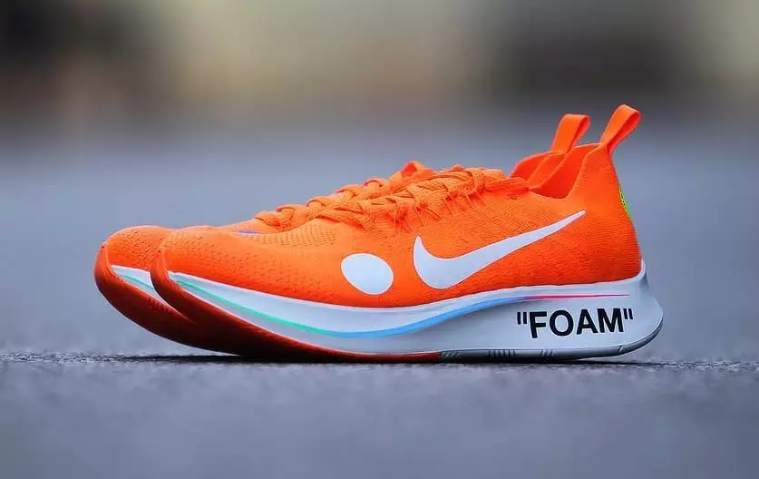 Off-White Nike Zoom Fly Mercurial Flyknit Orange AO2115-800 ဖြန့်ချိသည့်ရက်စွဲ