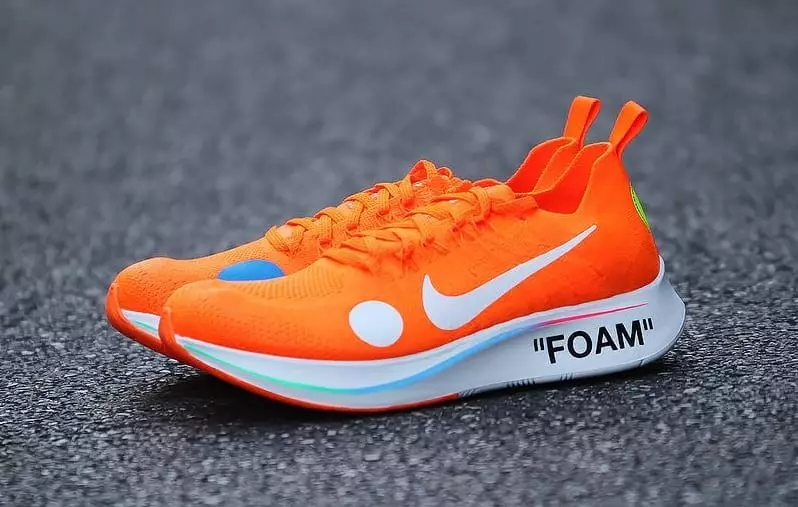 Beinhvít Nike Zoom Fly Mercurial Flyknit Orange AO2115-800 Útgáfudagur