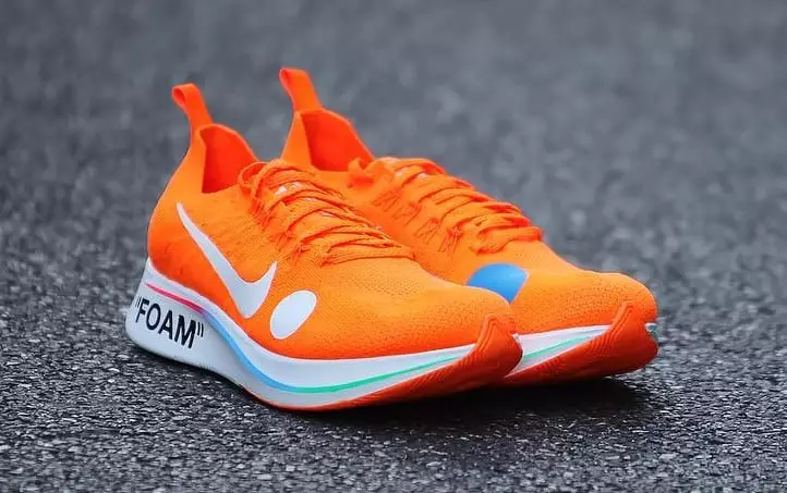 Beinhvít Nike Zoom Fly Mercurial Flyknit Orange AO2115-800 Útgáfudagur