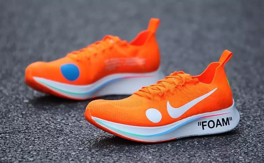 Ақ түссіз Nike Zoom Fly Mercurial Flyknit Orange AO2115-800 Шығарылған күні