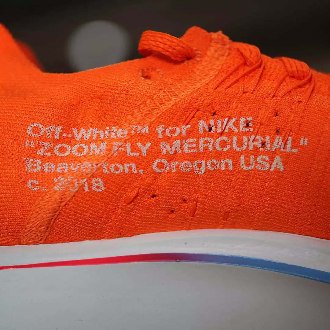 Off-White Nike Zoom Fly Mercurial Flyknit Orange AO2115-800 발매일