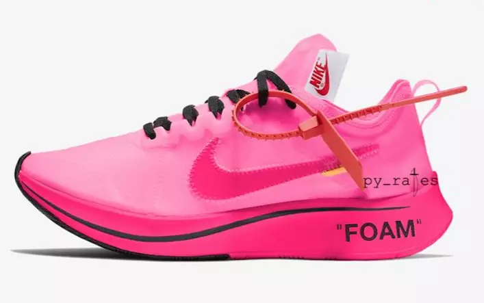 Ақ түссіз Nike Zoom Fly Pink коллекциясының шығу күні