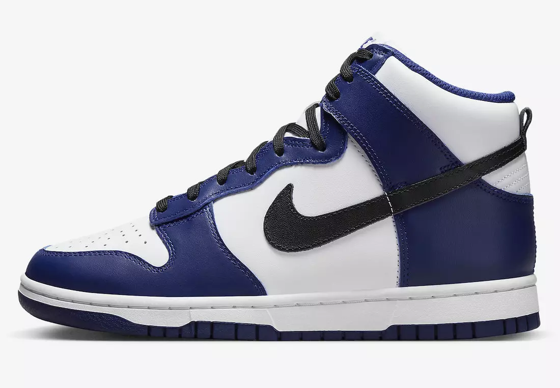 Nike Dunk High White Navy Blue Black DD1869-400 Datum izdaje