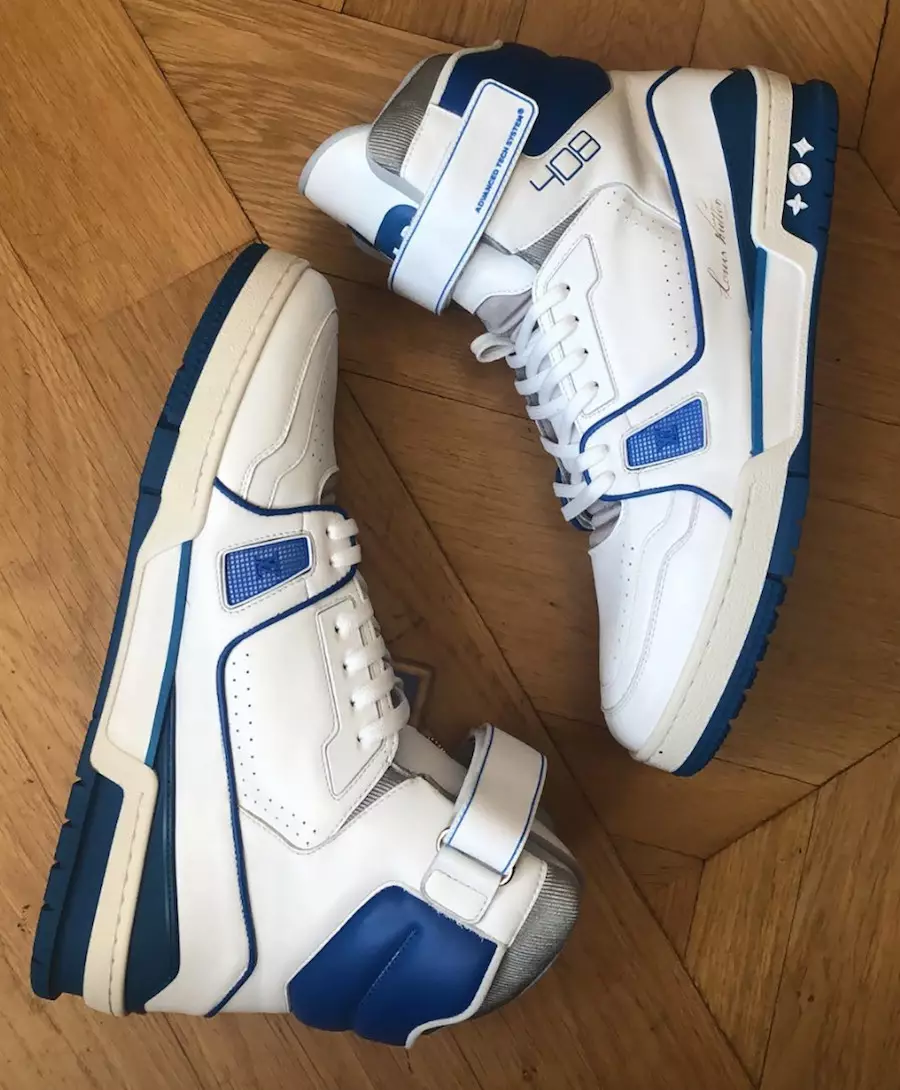 Virgil Abloh Louis Vuitton Sneaker Putih Biru