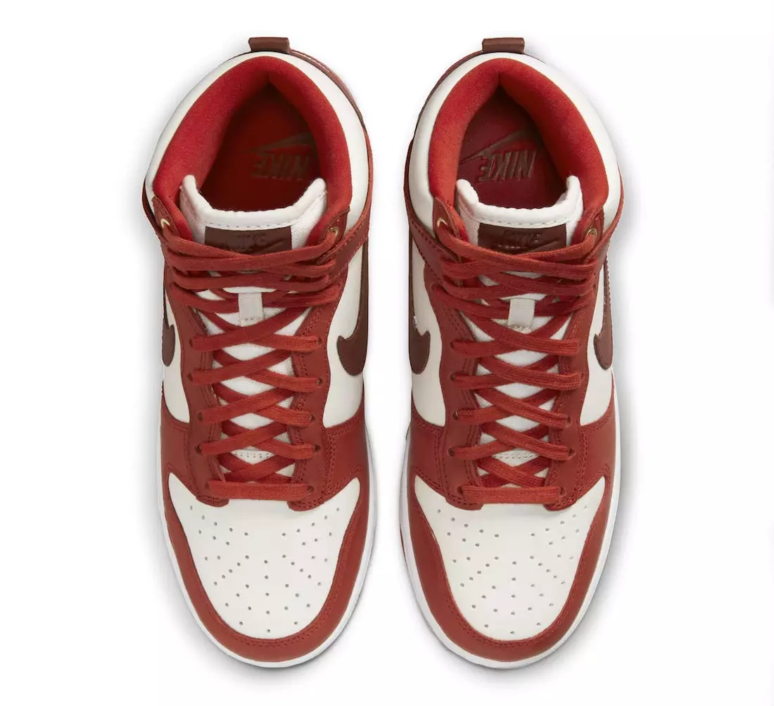 Nike Dunk High LXX Cinnabar Mars Stone Sail White DX0346-600 Թողարկման ամսաթիվ