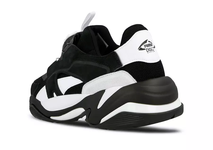 תאריך יציאה של PUMA Thunder Disc שחור לבן