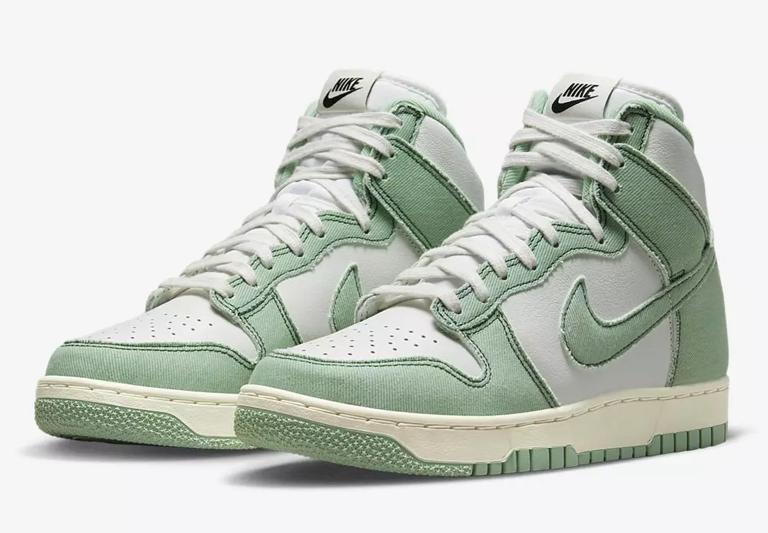 Nike Dunk High 1985 Green Denim DV1143-300 väljalaskekuupäev