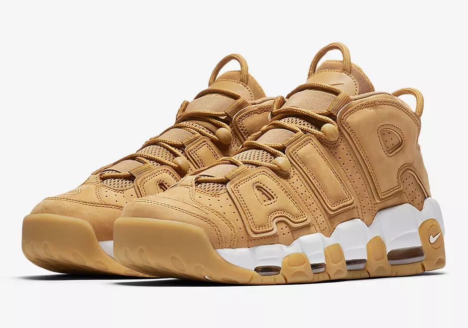 Nike Air More Uptempo Flax Wheat