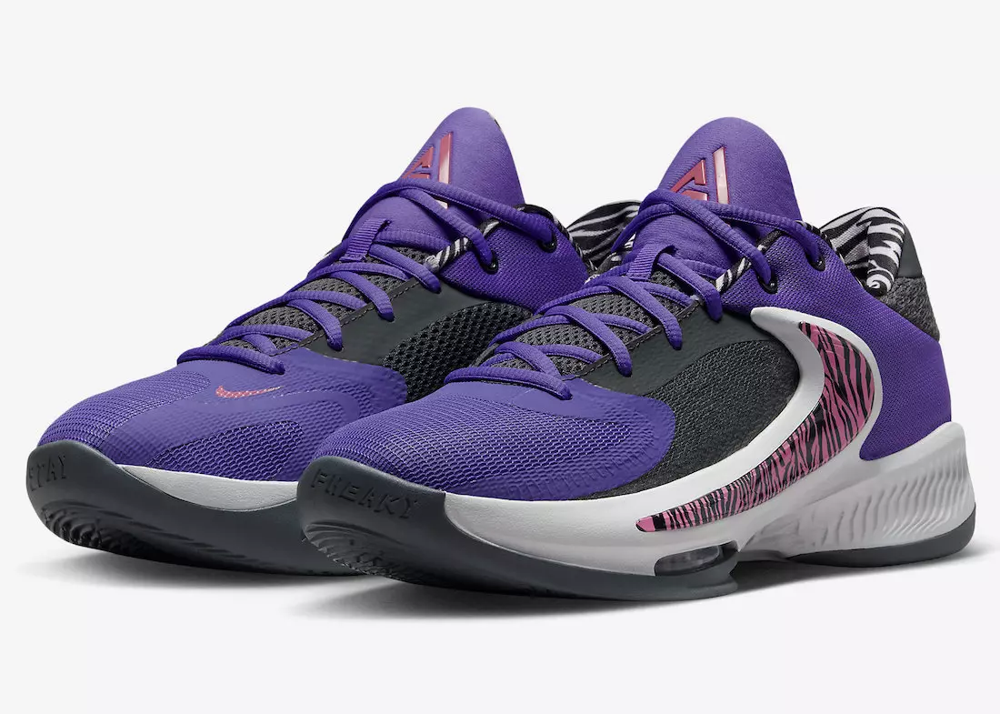 Hivatalos fotók a Nike Zoom Freak 4 „Action Grape”-ről