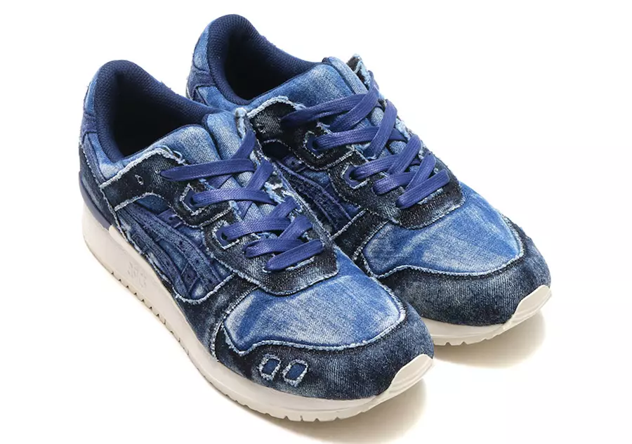 ASICS Gel Lyte III Yuyulmuş Denim Klassik Mavi