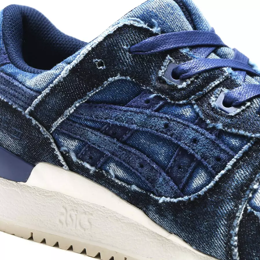 ASICS Gel Lyte III Rửa sạch Denim Cổ điển Xanh lam