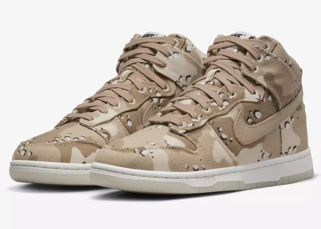 Datum vydání Nike Dunk High Desert Camo DX2314-200