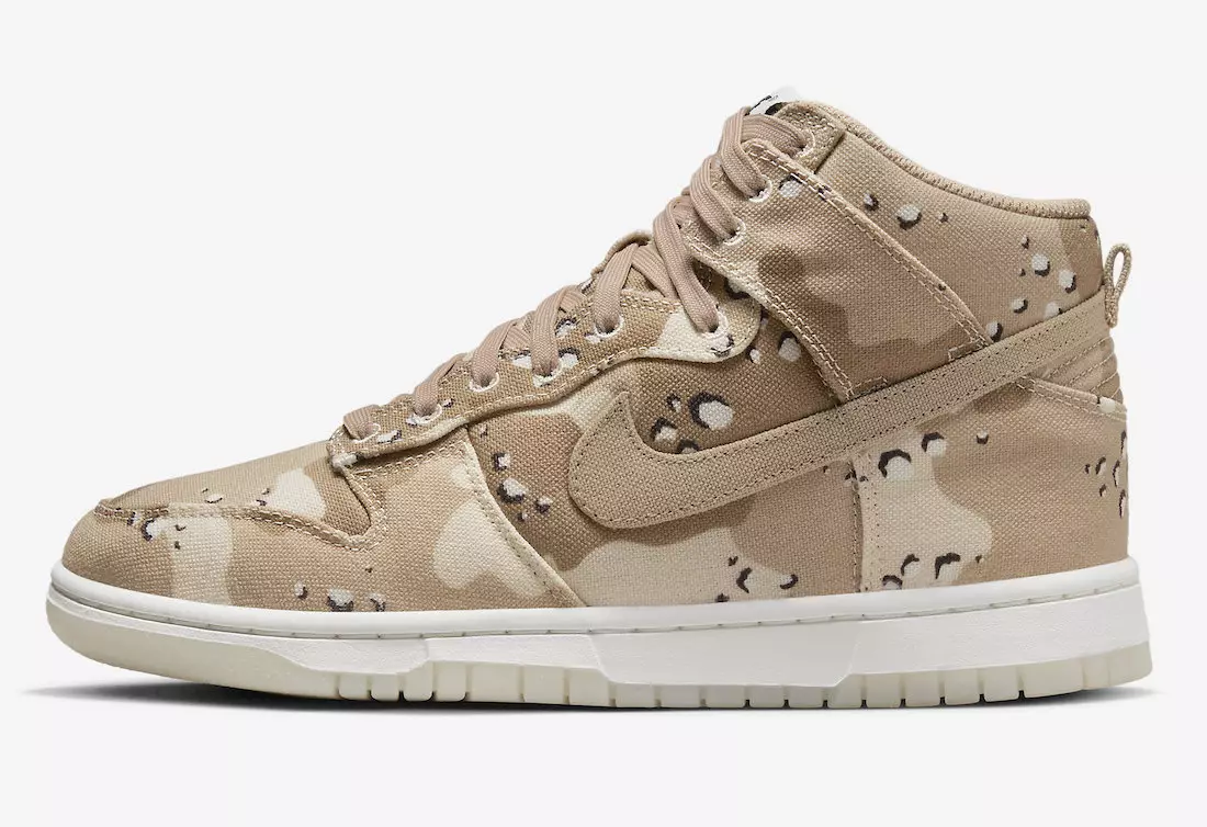 Nike Dunk High Desert Camo DX2314-200 תאריך שחרור