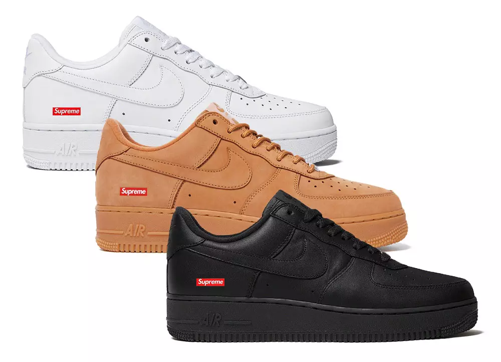 Supremo Nike Air Force 1 Low 2022 Data de lançamento