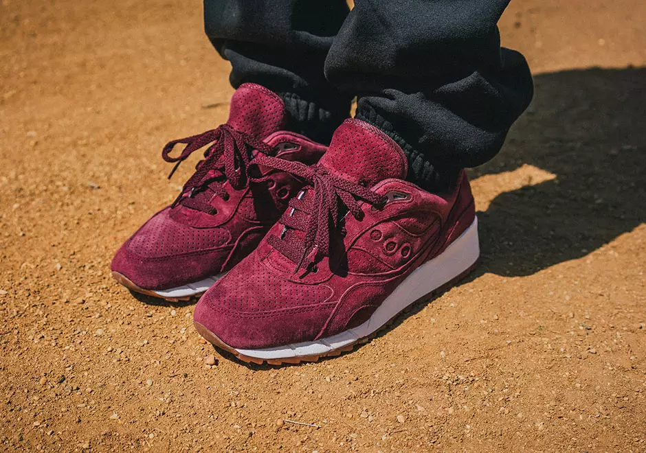 Saucony Shadow 6000 Bordowy Zamsz