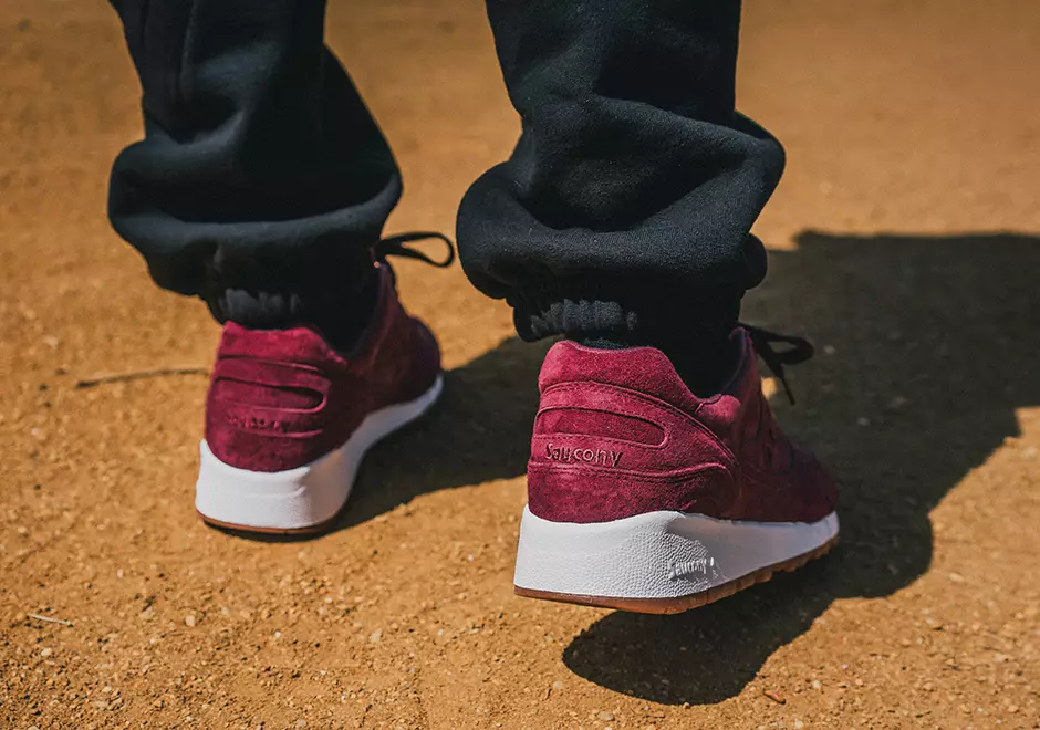 Saucony Shadow 6000 Burgundy Suede