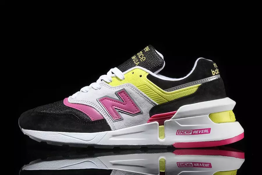 New Balance 997 Black Pink နီယွန်အဝါ ဖြန့်ချိသည့်ရက်စွဲ