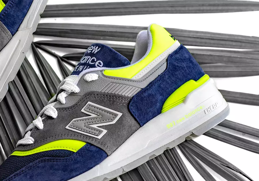 New Balance 997 Blue Yellow Datum vydání