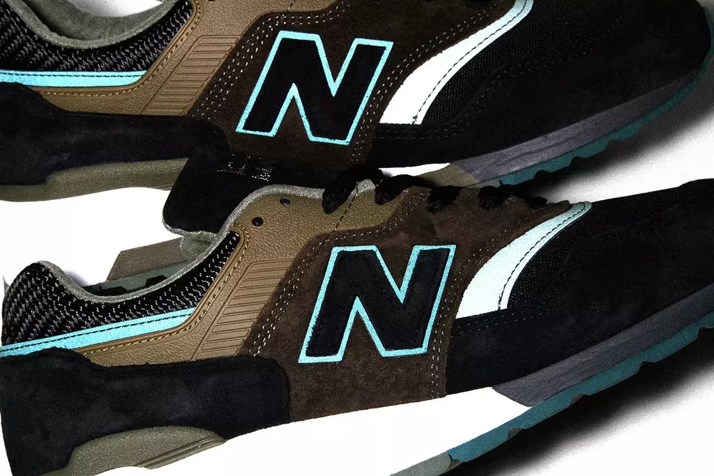 New Balance 997 შავი ზეთისხილის ამრეკლავი