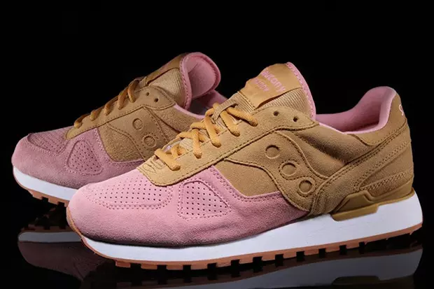 Saucony Shadow မူရင်းပန်းရောင်တန်