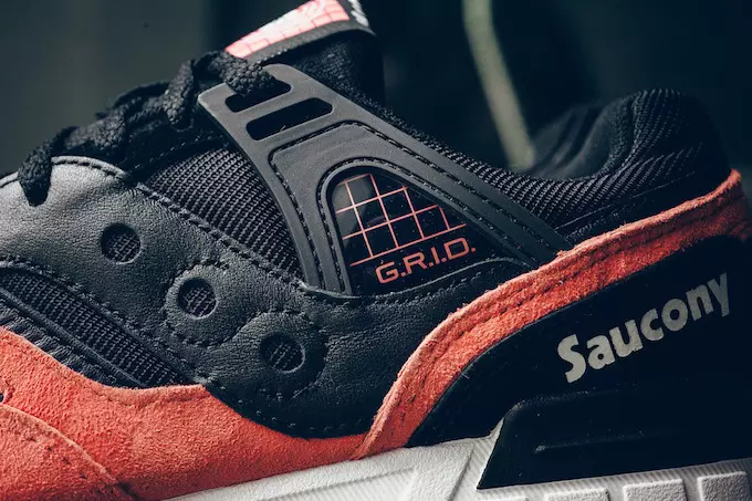 Saucony Grid SD Cá hồi đen